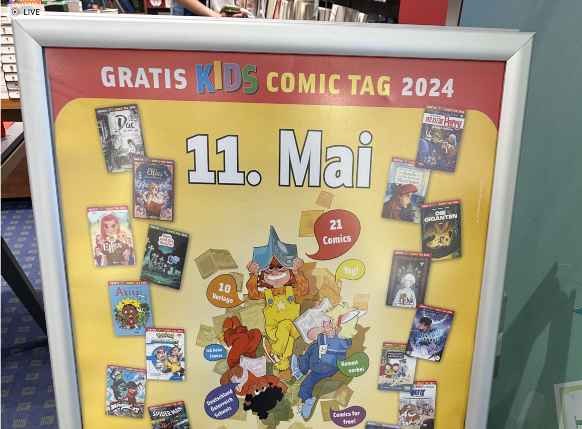 Plakat vom Gratis Kids Comic Tag 2024 Plakat vom Gratis Kids Comic Tag 2024