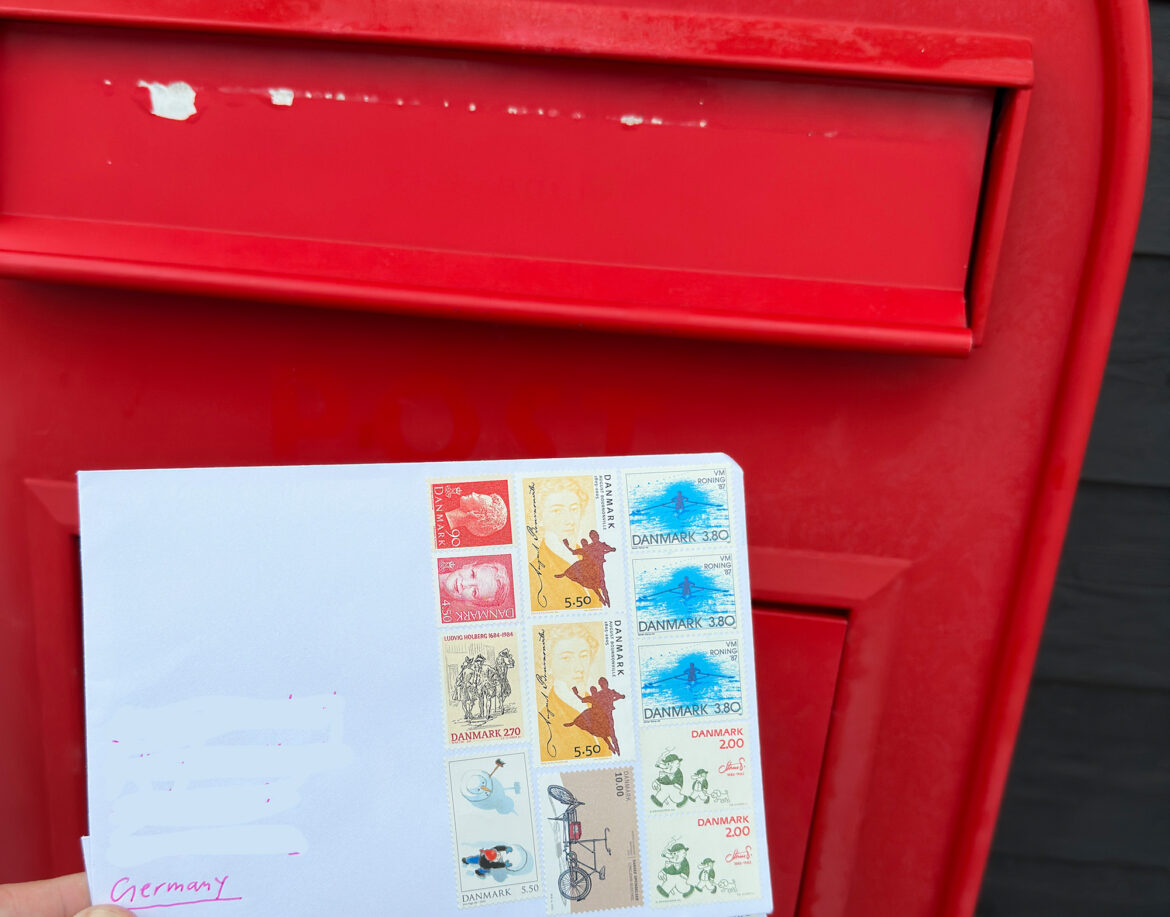 Briefporto Daenemark Postkarte Eine Postkarte nach Deutschland kostet in Dänemark mittlerweile fast 7 Euro.